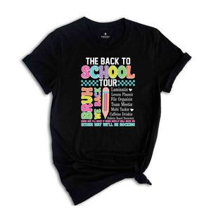 The Back to School Teacher Tour T-Shirt, Teacher Shirt, Back to School Shirt, Gifts For Teachers, First Day Of School Shirt