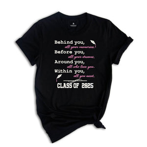 Graduation Saying Class of 2025, Senior 2025 Shirt, Class Of 2025 Shirt, Graduation T-Shirt, Graduation Party, Senior Squad