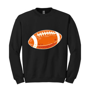 Customized Football Sweatshirt, Your Name Football Hoodie, Game Day Hoodie, Football Lover Gift, Custom Football Mom Hoodie