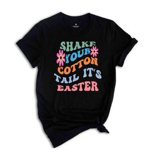 Shake Your Cotton Tail Easter Shirt, Spring Celebration Tshirt, Kids Easter Apparel, Holiday Spirit T-shirt, Easter Party Shirt