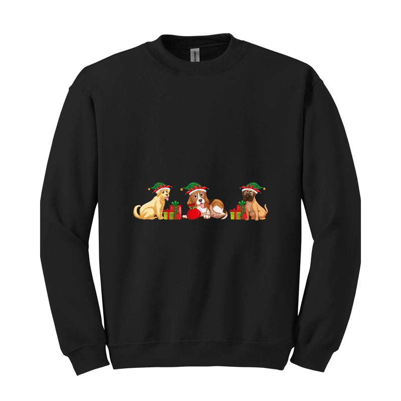 Dog Christmas Sweatshirt, Dog Parent Christmas Gift, Xmas Dog Sweatshirt, Dog Lover Sweatshirt, Holiday Sweater