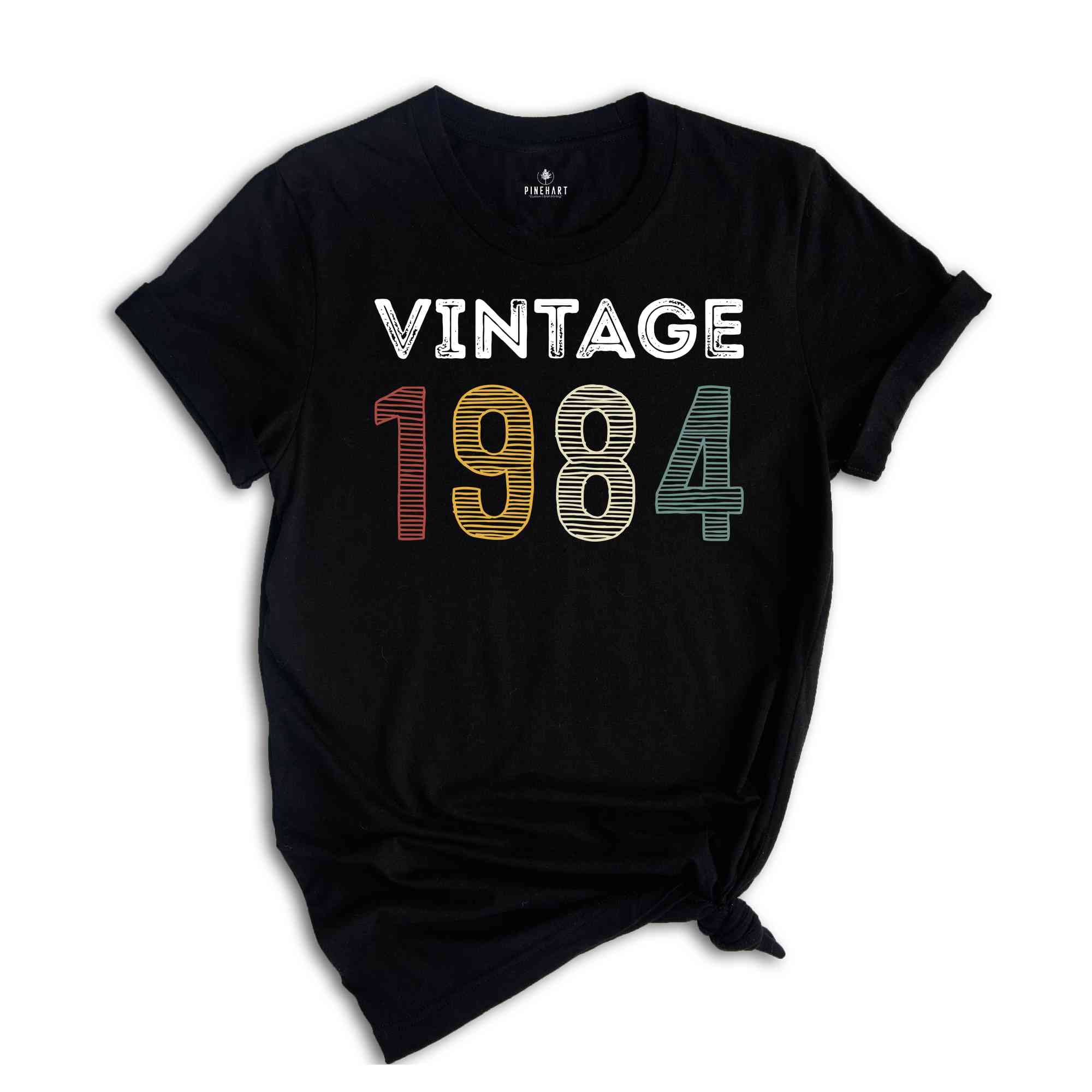 Vintage 40th Birthday Shirt, 40th Birthday Gifts, 1984 Vintage Birthday Tee, Birthday Gifts, Mum Birthday Shirt