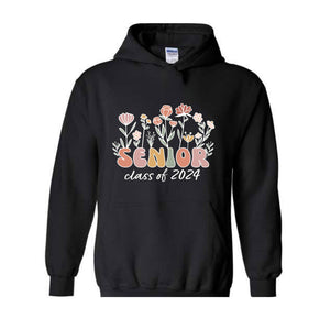 Senior Class of 2024 Sweatshirt, Senior Hoodie, Class of 2024 Sweater, Graduation 2024, High School Sweater, University 24 Hoodie