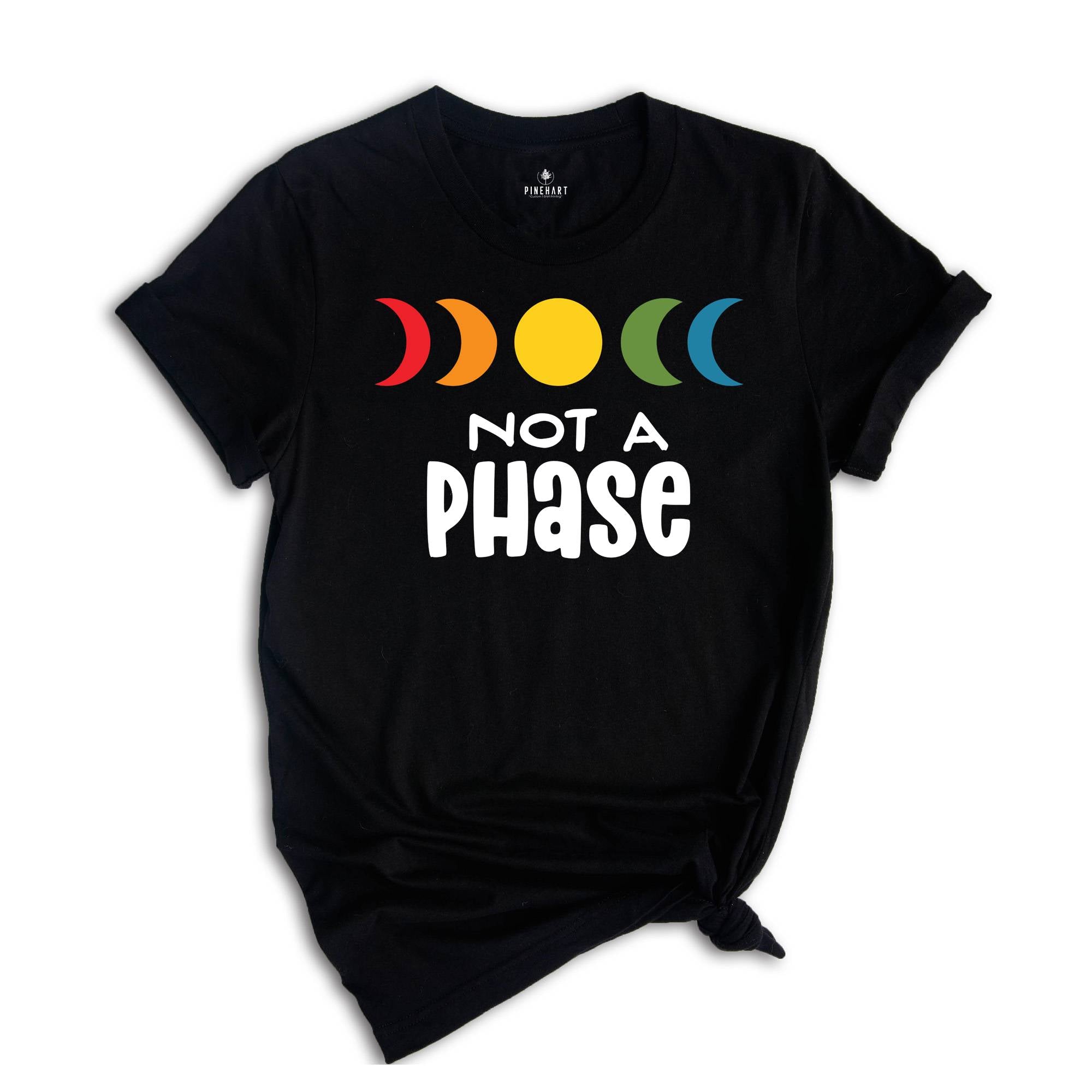 LGBT Shirt, It's Not a Phase Shirt, LGBT Flag Shirt, Bisexual Shirt, Straight Ally, Lesbian T-Shirts, Rainbow Shirt, Queer Shirt, Gay Pride