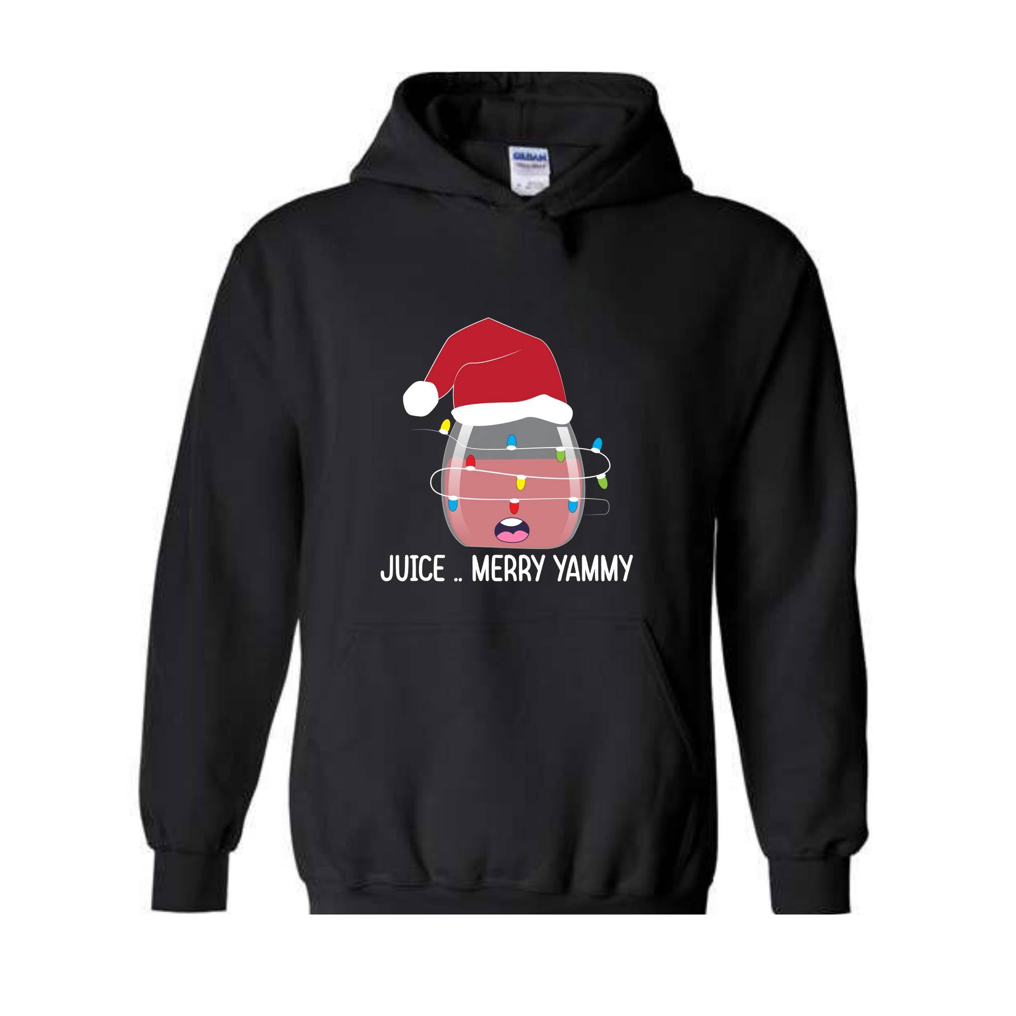 Christmas Party Sweatshirt, Christmas Hoodie, Womens Wine Glasses T-Shirt, Christmas Funny Sweater, juice Lover Xmas Sweater, Christmas Gift