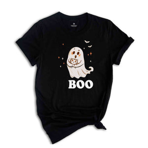 Halloween Ghost Shirt, Cute Ghost Shirt, Halloween Shirt, Cute Fall Shirt, Spooky Season Shirt, Gift For Halloween, retro halloween Tee