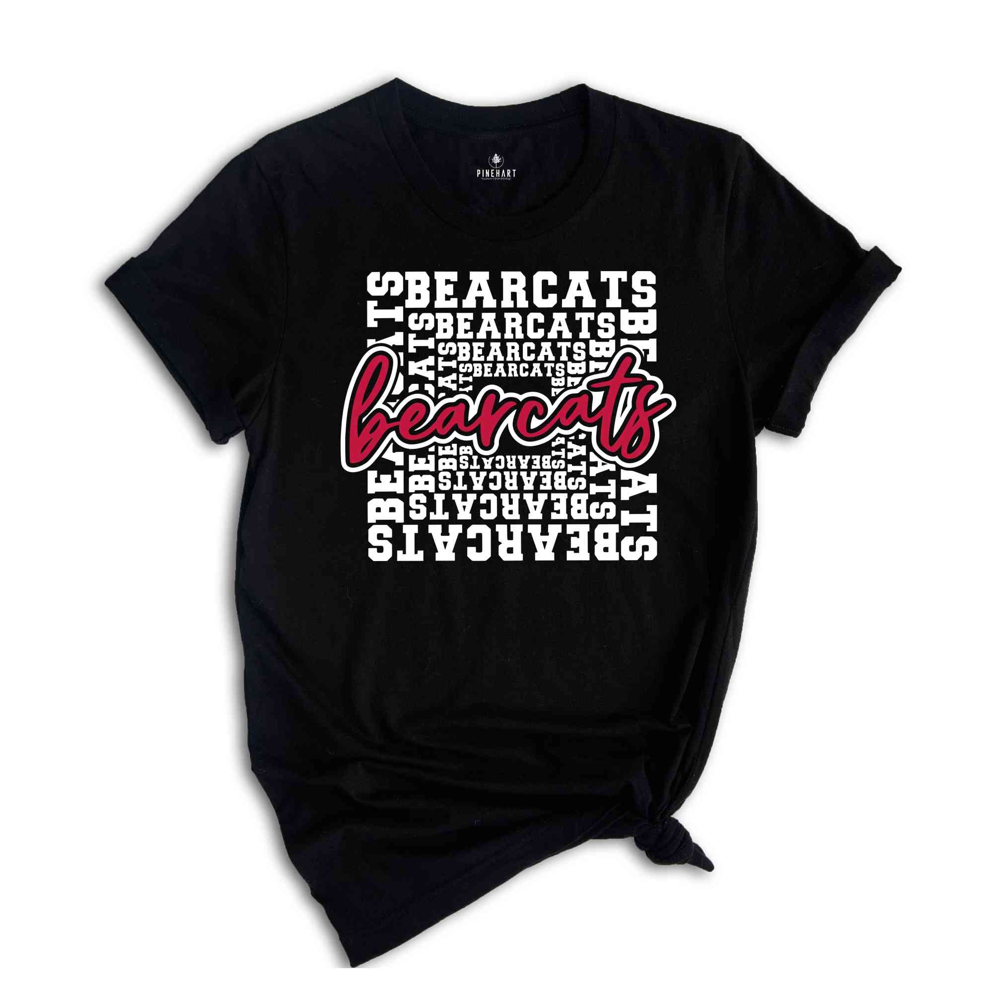 Team Mascot Shirt, Bearcats Team Shirt, Bearcats Team Spirit Shirt, Bearcats Fan Shirt, Bearcats School Shirt, Bearcats School Spirit