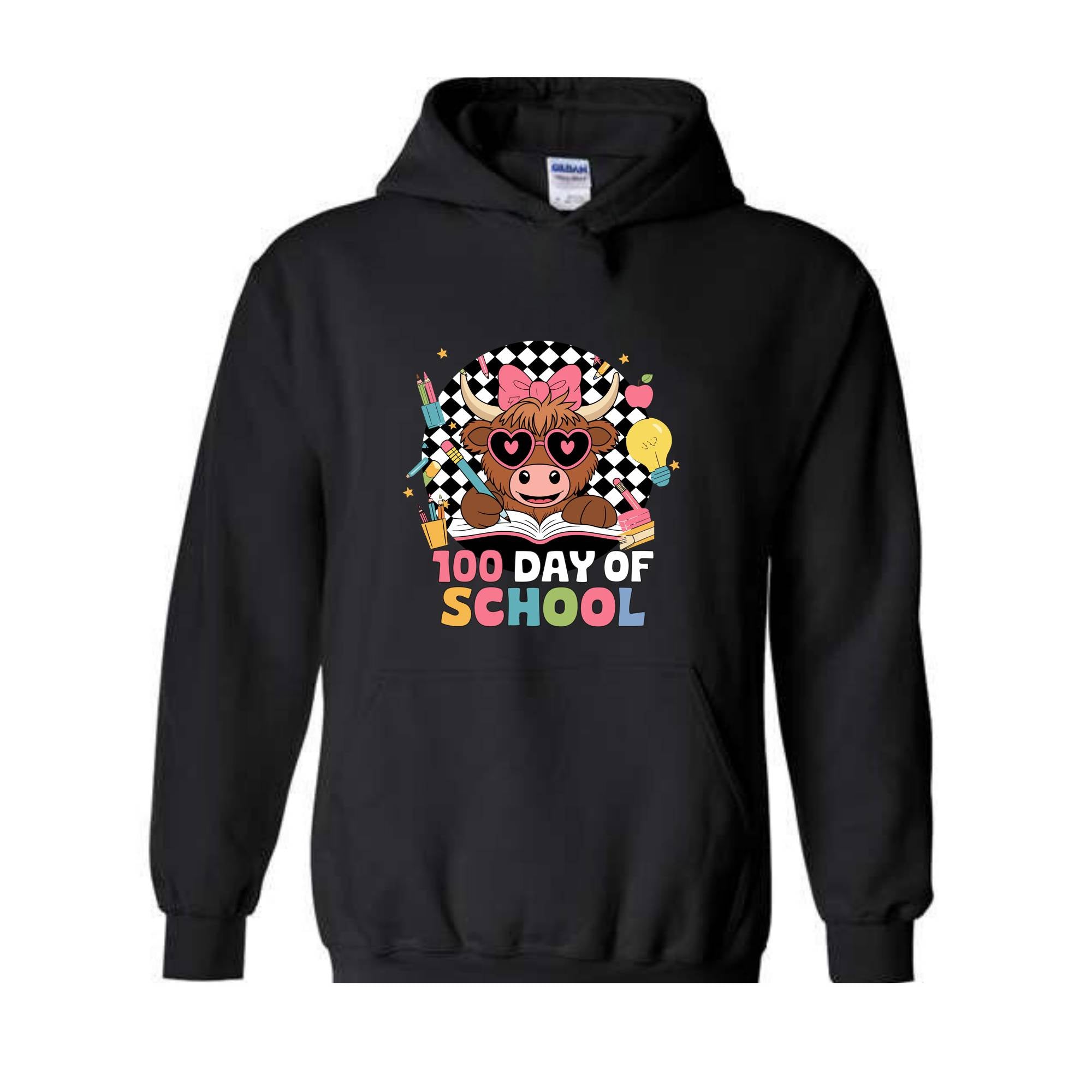 100 Days Of School Sweatshirt, 100 Days Hoodie, School Hoodie, Teacher gift, Teacher Hoodie, New Teacher Hoodie, Cute Mom Hoodie