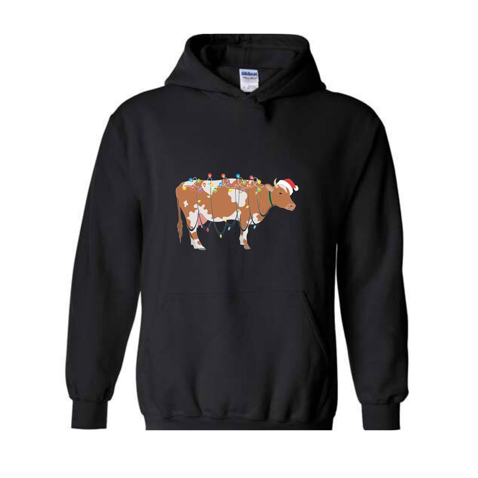 Christmas Cow Sweatshirt, Country Sweatshirt, Country Xmas Sweatshirt, Farm Christmas Sweatshirt, Cow Lover Sweatshirt, Christmas Gift