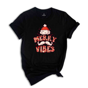 Merry Vibes Shirt, Christmas Shirt, Christmas Tree Shirt, Cute Christmas Shirt, Christmas Party Shirt, Christmas Gift, Holiday Shirt