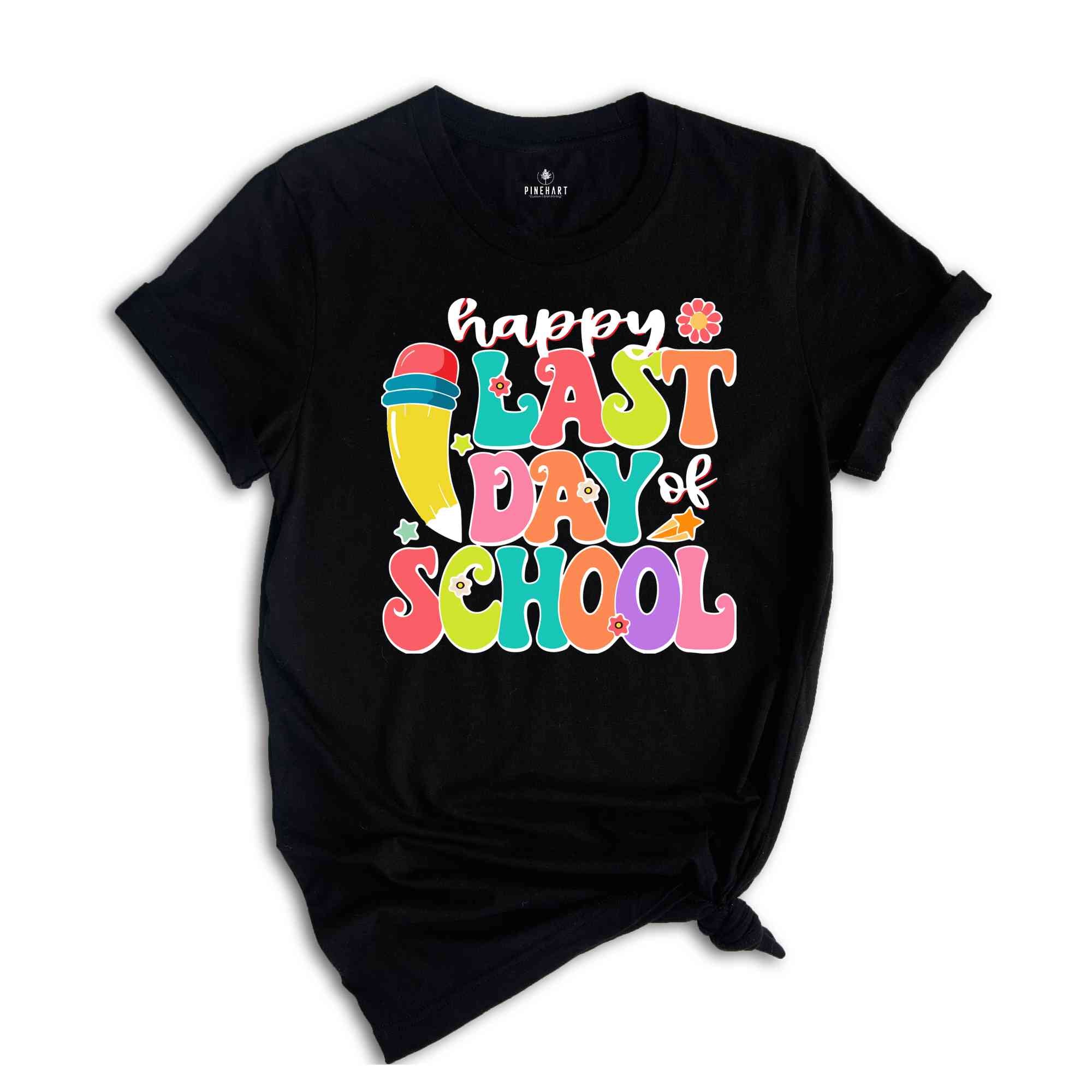 Happy Last Day Of School Shirt, Teacher T-shirt, School Shirt, Last Day Shirt, Retro End Of School Shirt