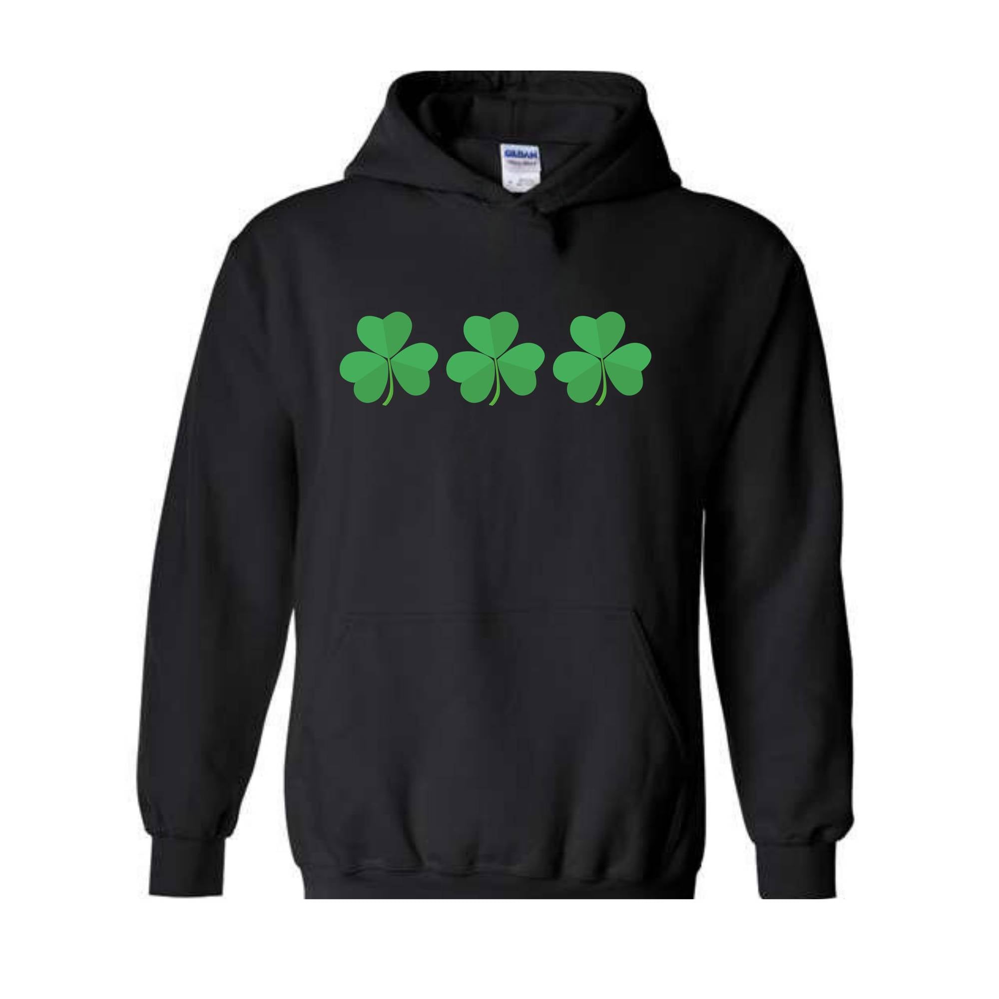 Shamrock St Patrick's Day Sweatshirt, St Patricks Hoodie, St Patrick's Day Gift, Shamrock Hoodie, Lucky Sweatshirt, Lucky Irish Hoodie