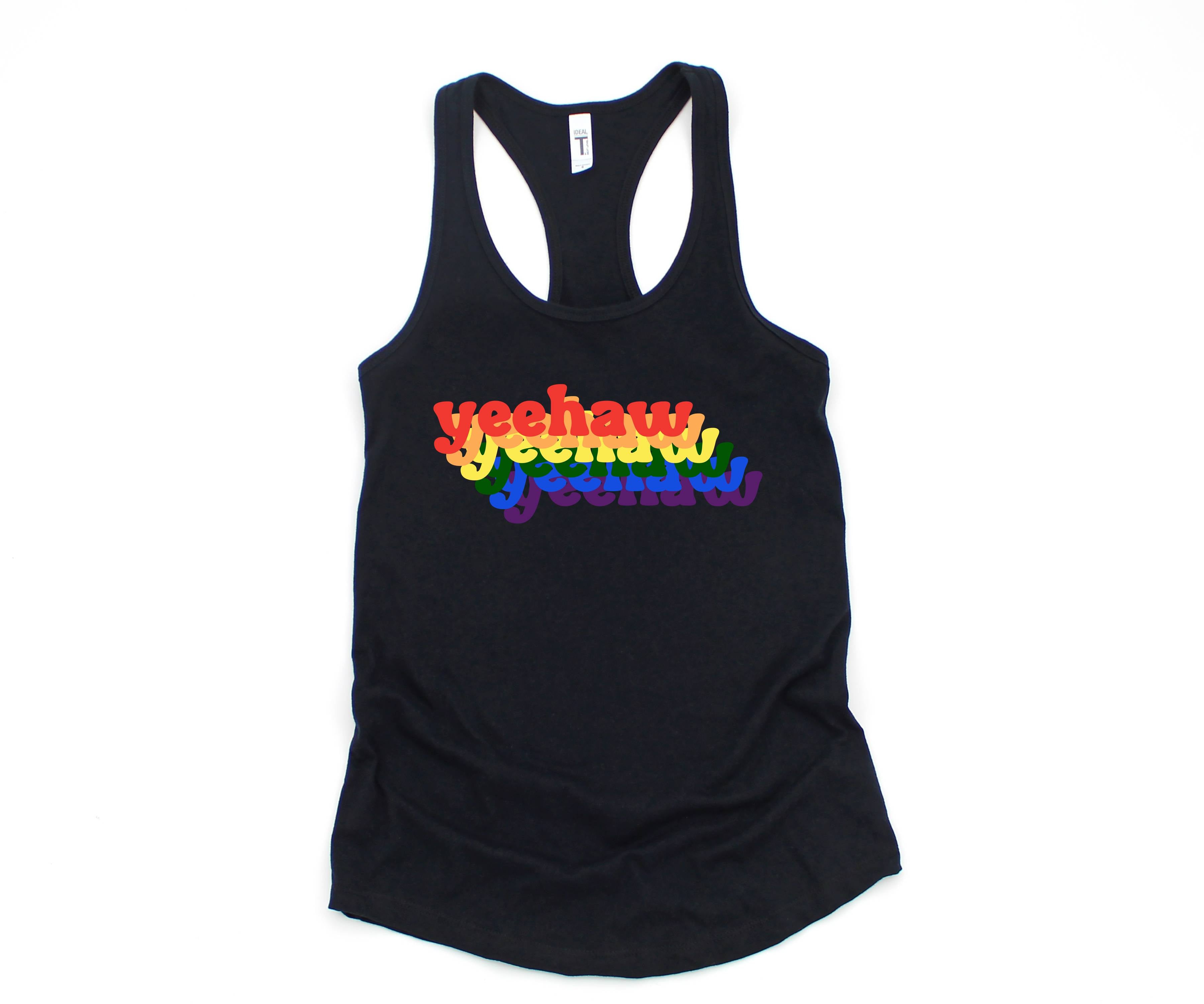 Yeehaw LGBT Tank Top, Pride Month Tank Top, Rainbow Pride Tank Top, Love Is Love Tank Top, Equal Rights Tank Top, Gift For LGBT Support