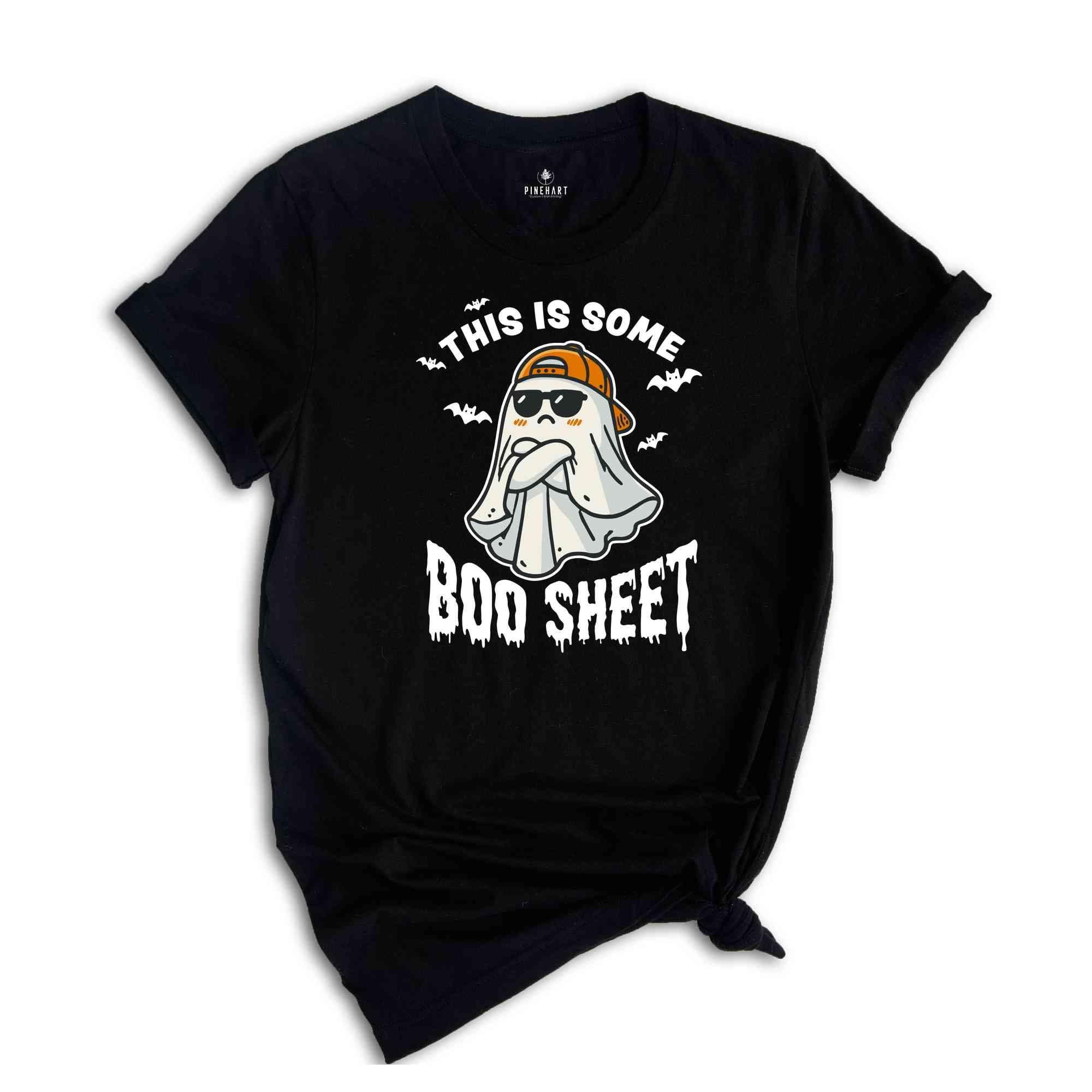 This Is Some Boo Sheet Shirt, Funny Halloween Ghost Shirt, Halloween Gift, Spooky Season Shirt, Ghost Shirt, Boo Shirt, Cute Halloween Tee