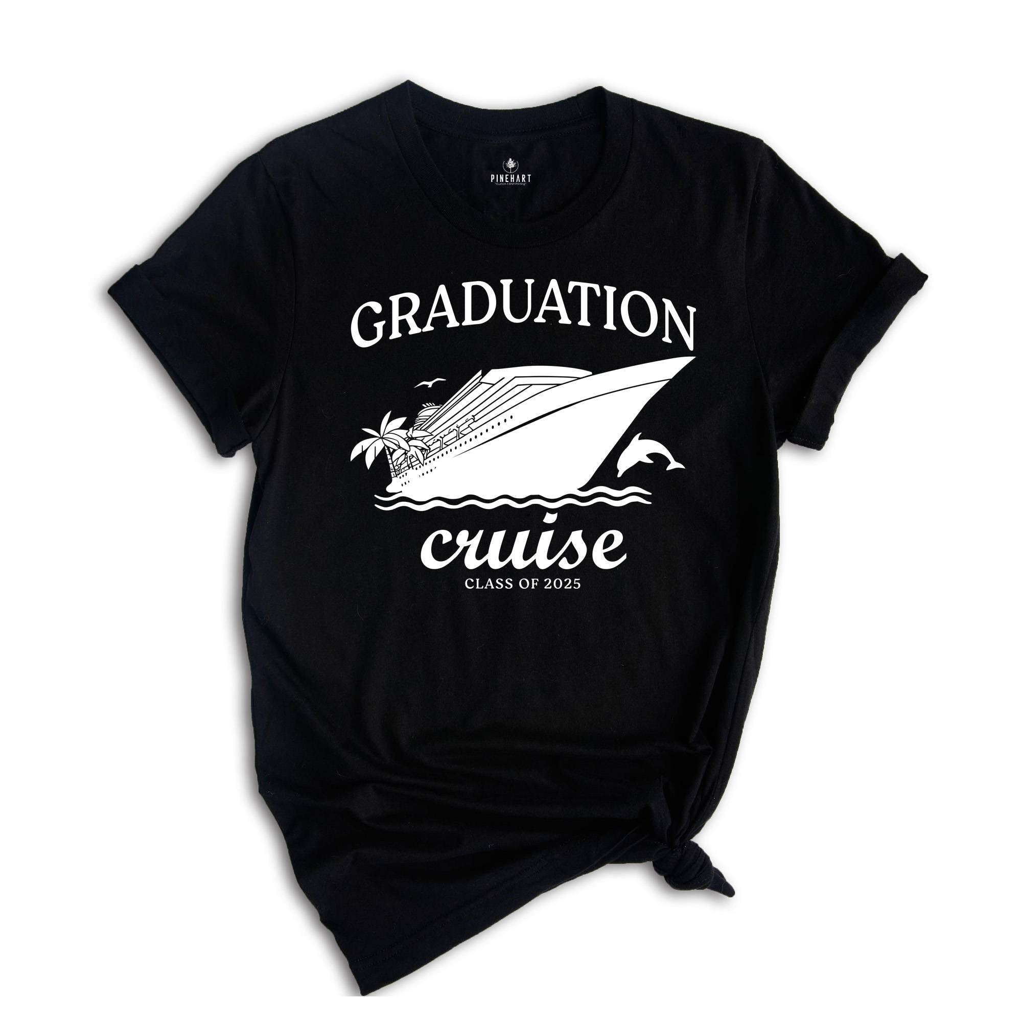 Custom Name Graduation Cruise 2025 Shirt, Matching Family Graduation Shirt, Class of 2025 Shirt, Senior Cruise Shirt, Grad Trip Shirt