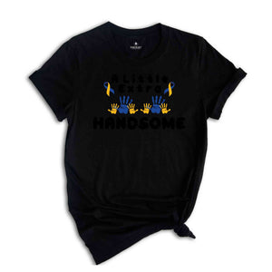 A little Extra Handsome Shirt, World Down Syndrome Shirt, Baby Shower Gift, Down Syndrome Mom Shirt, Awareness Shirt, Syndrome Ribbon Tee