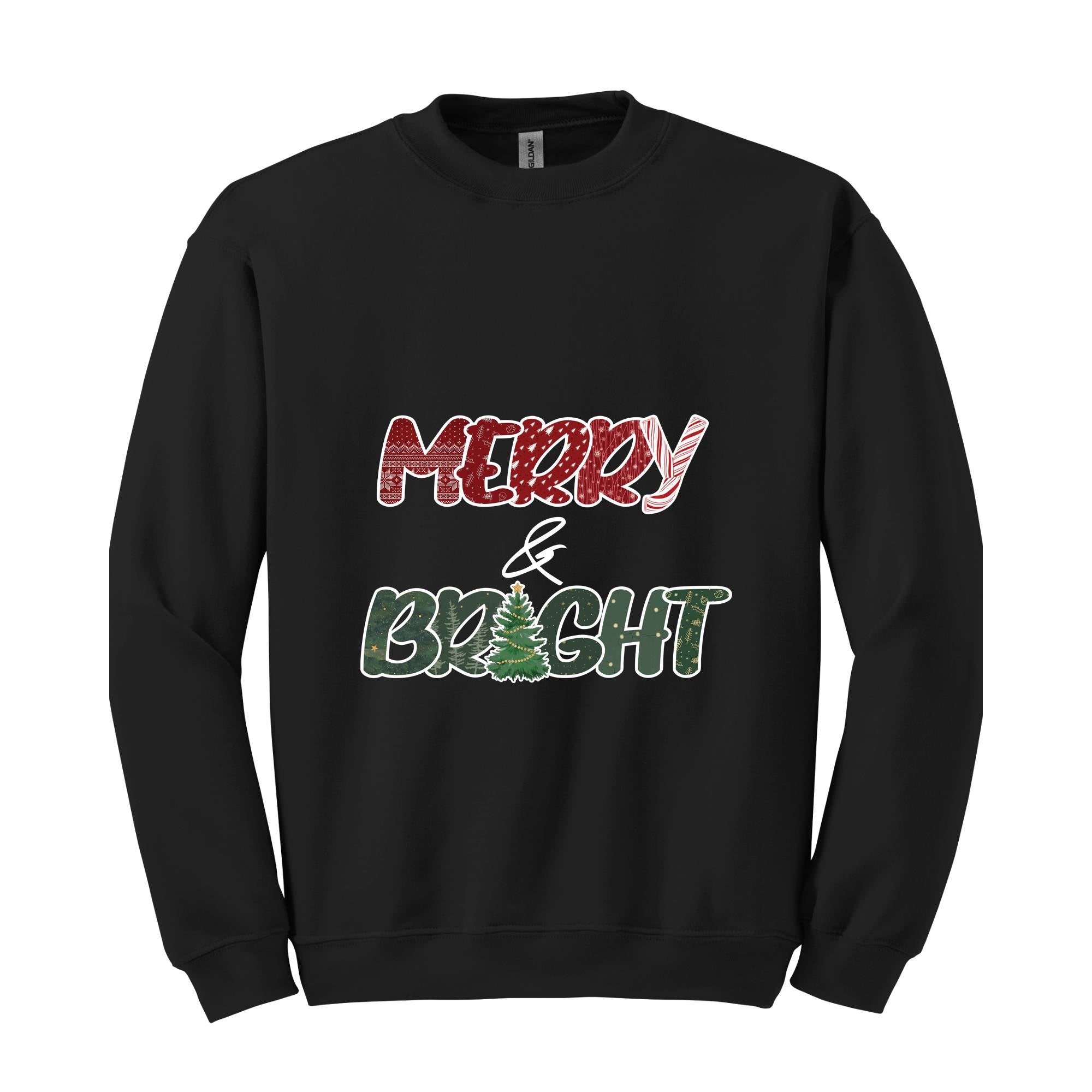 Merry and Bright Sweatshirt, Christmas Joy Sweatshirt, Family Christmas Sweatshirt, Christmas Gifts, Merry Christmas Sweatshirt