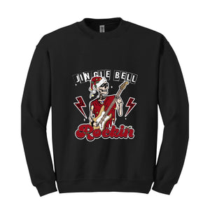 Jingle Bell Rockin Sweatshirt, Christmas Sweatshirt, Christmas Gifts, Christmas Rock Sweatshirt