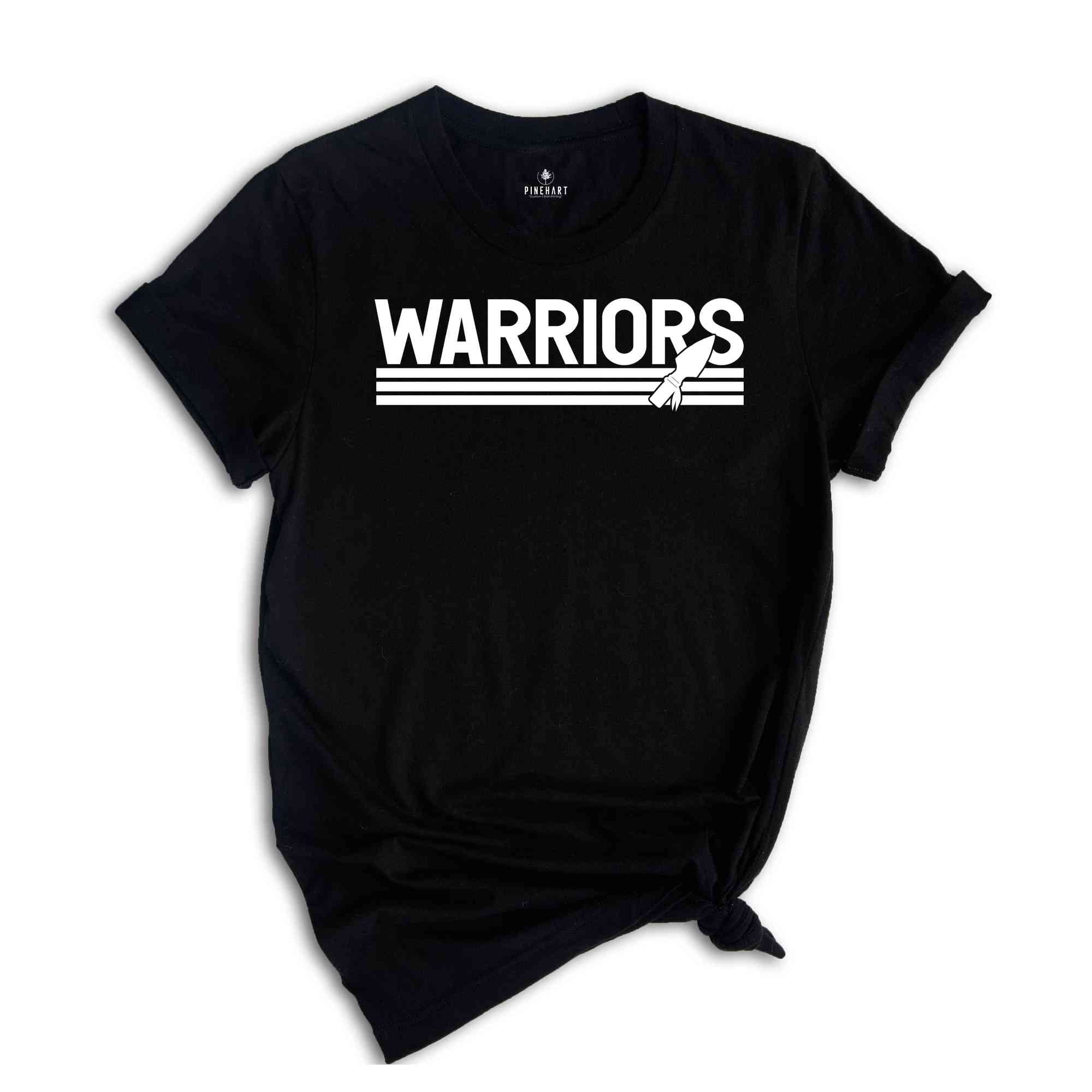 Team Mascot Warriors Shirt, Warriors Team Shirt, Warriors Team Spirit Shirt, Warriors Fan Shirt, School Spirit Shirt, Warriors Mascot Shirt