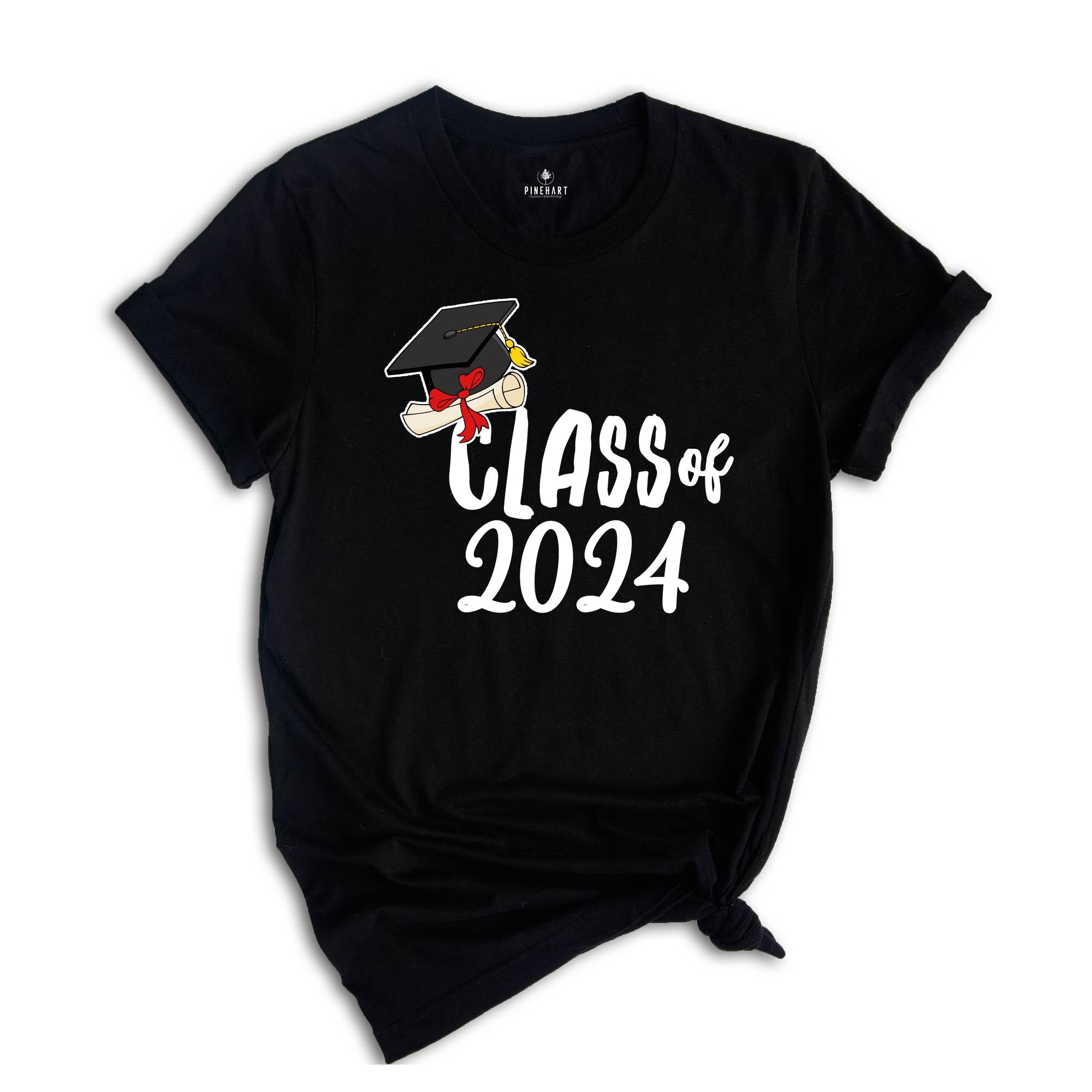 Class of 2024 T-shirt, Graduation 2024 Shirt, Grad Of 2024 Matching Gift, Back To School Shirt, High School Tee