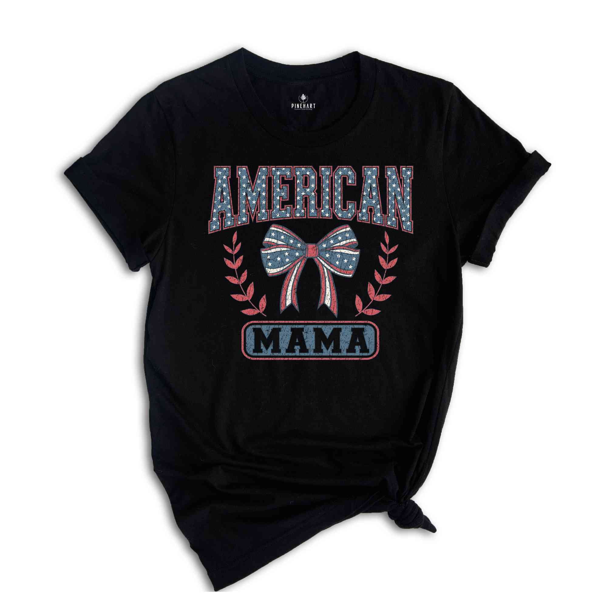 American Mama Retro Shirt, America Shirt, Patriotic Shirt, 4th Of July Shirt, USA Shirt, Red White And Blue, Independence Day Shirt