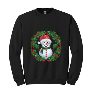 Christmas Snowman Sweatshirt, Christmas Sweatshirt, Snowman Shirt, Snowman T-Shirt, Christmas Sweater, Christmas Shirts for Women