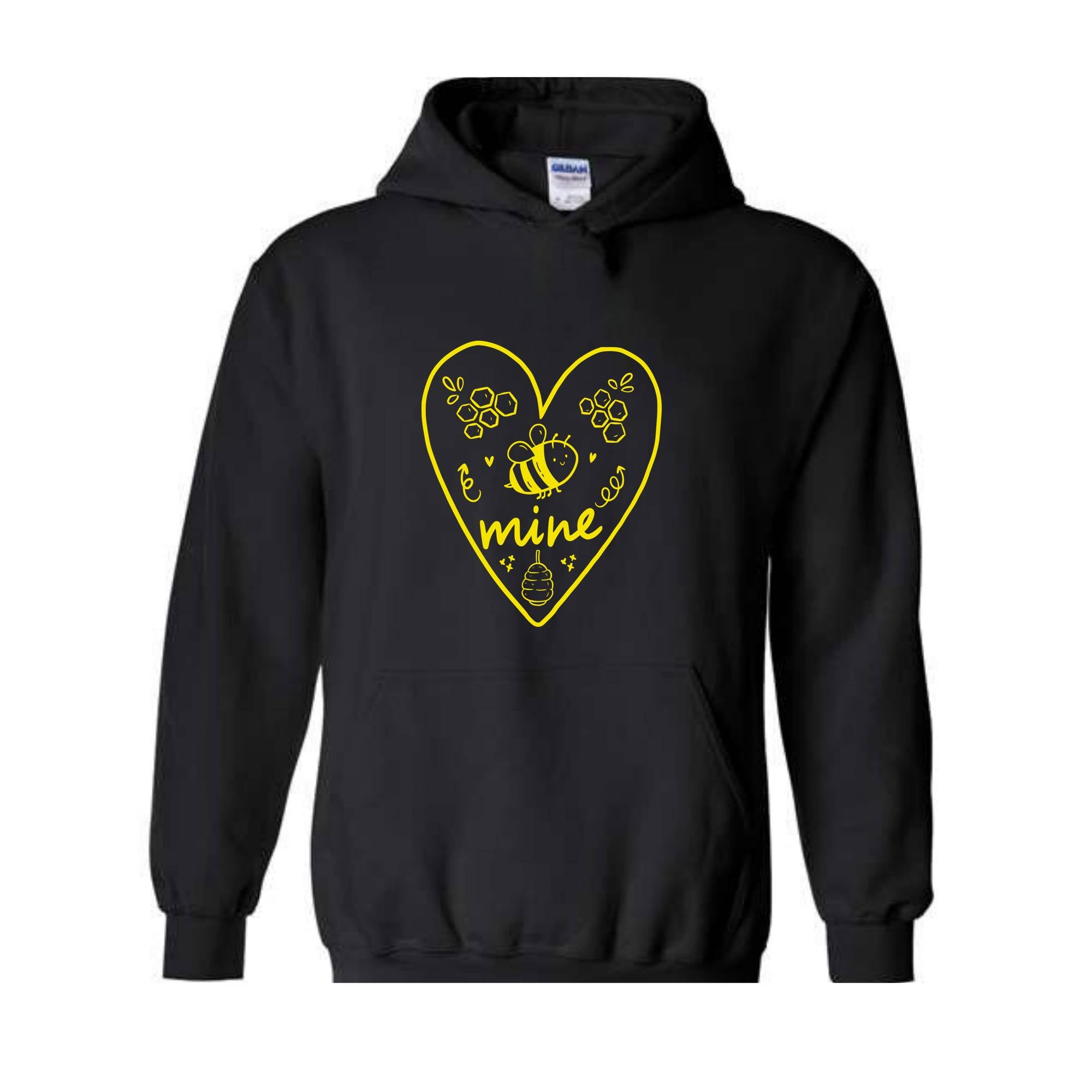 Bee Mine Sweatshirt, Valentine Couple Sweatshirt, Heart Sweatshirt, Valentine Matching Sweatshirt, Valentines Day Sweater