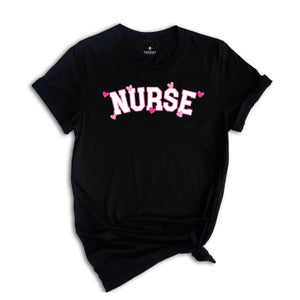 Valentine Nurse Shirt, Happy Valentines Tshirt, Nurse Valentine Day Gift, Nurse Love Tee, Nurse Outfit, Valentine Day Tshirt