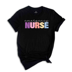 Emergency Nurse Shirt, Nursing School Shirt, Nurse Grad Shirt, Registered Emergency Nurse Gift, Emergency Department Nurse Shirt