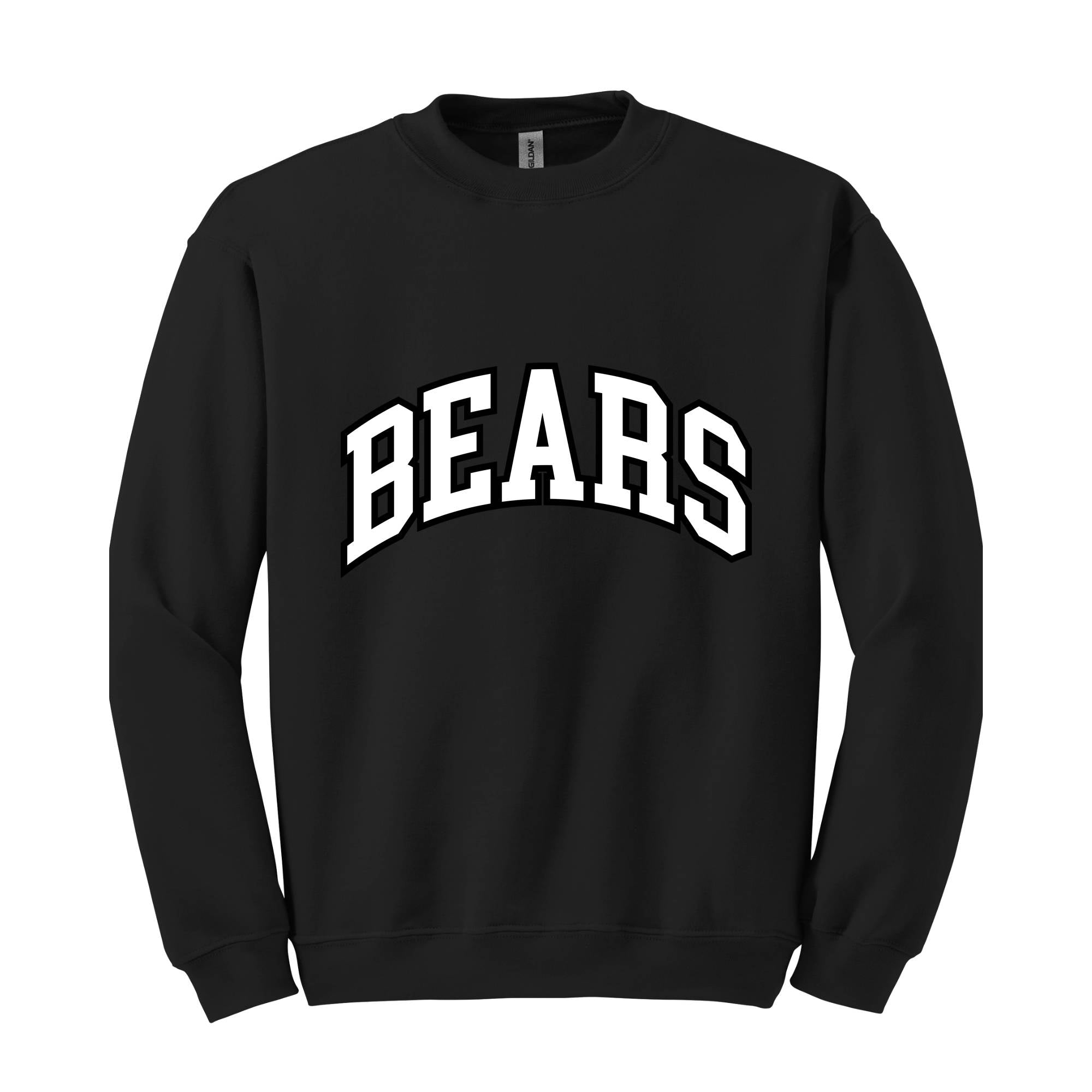 Team Mascot Sweatshirt, Bears Team Sweatshirt, Bears Team Spirit Sweatshirt, Bears Fan Tee, Bears School Sweatshirt, Bears School Spirit