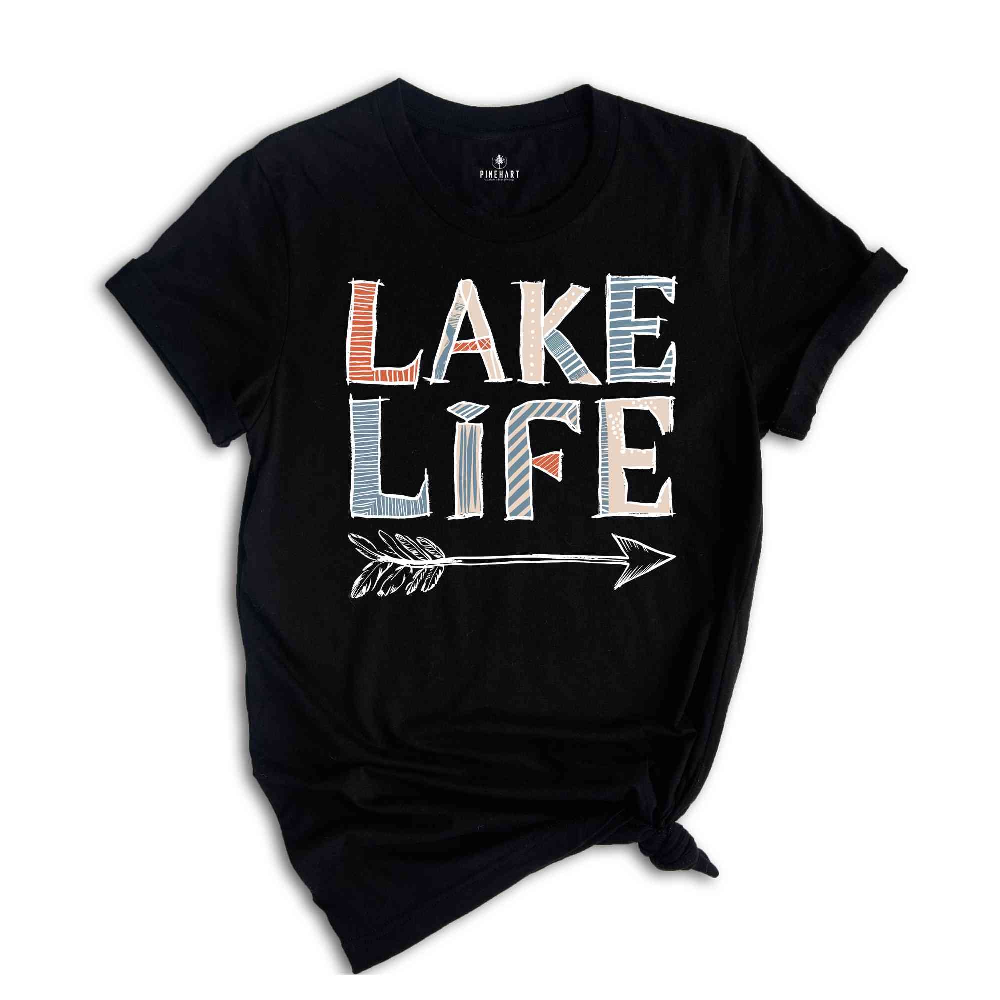 Lake life Shirt, Lake Shirt, Gift for Travel Lover, Wildlife Shirt, Vacation Shirt, Camper Shirt, Lake Life Lover