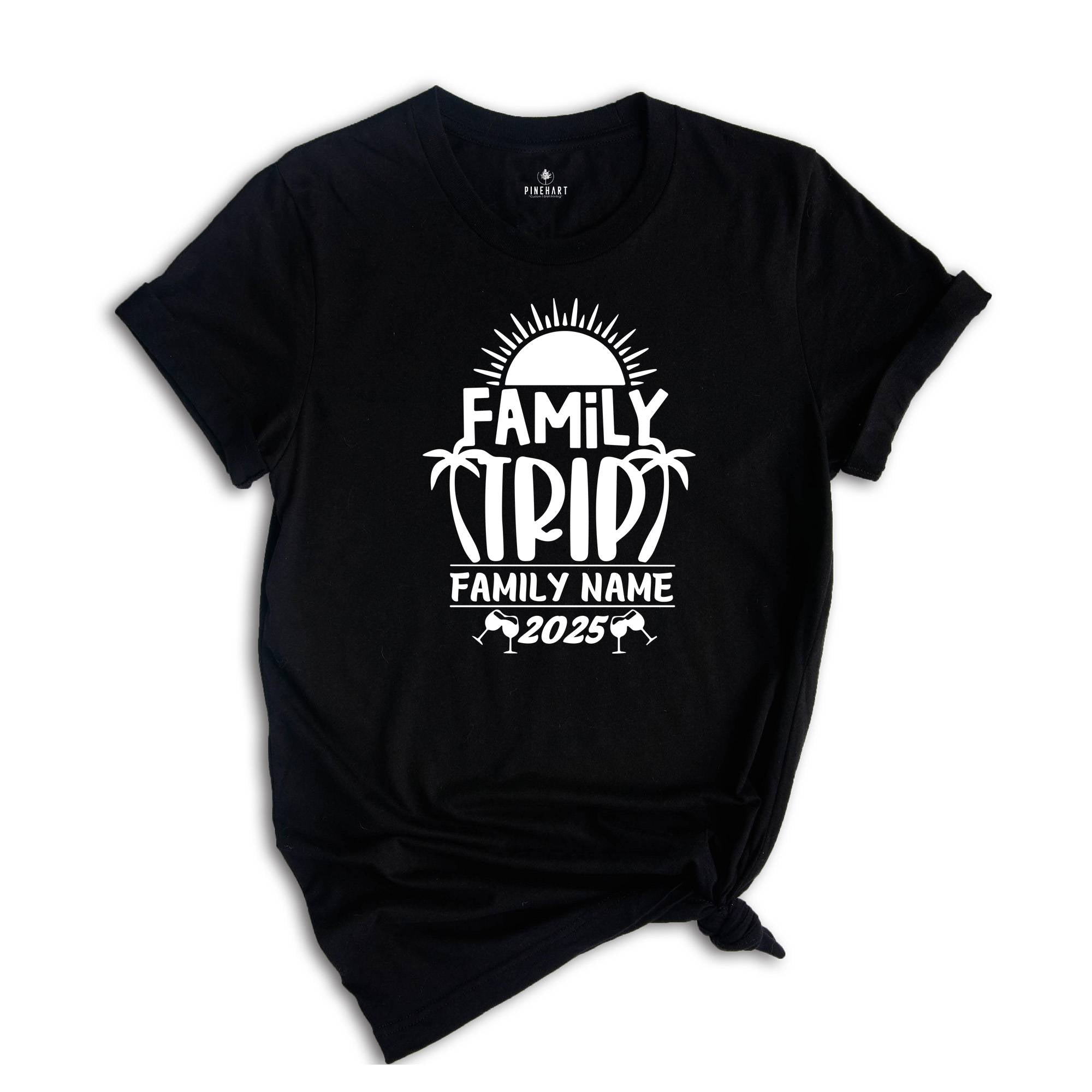 Custom Family Trip 2025 T-Shirt, Family Trip Shirts, Family Matching Shirts, Family Summer Vacation Shirts