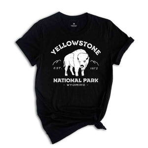 Yellowstone National Park Est.1872 T-Shirt, Yellowstone T-Shirt, Yellowstone National Park Shirt, Camping Shirt, Nature Lover Tee