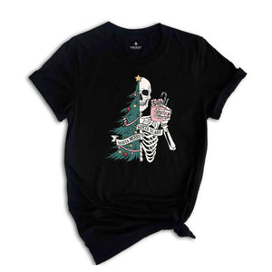 Sorta Merry Sorta Scary Shirt, Christmas Skeleton Shirt, Christmas Shirt, Christmas Gifts, Christmas Tree Sweater