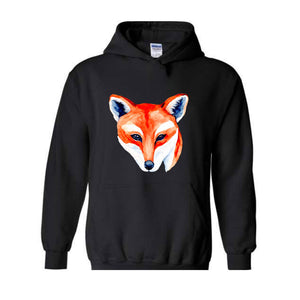 Fox Lover Sweatshirt, Cute Fox Sweatshirt, Fox Sweater, Fox Hoodie, Wild Animal Lover Sweatshirt, Animal Lover Sweatshirt