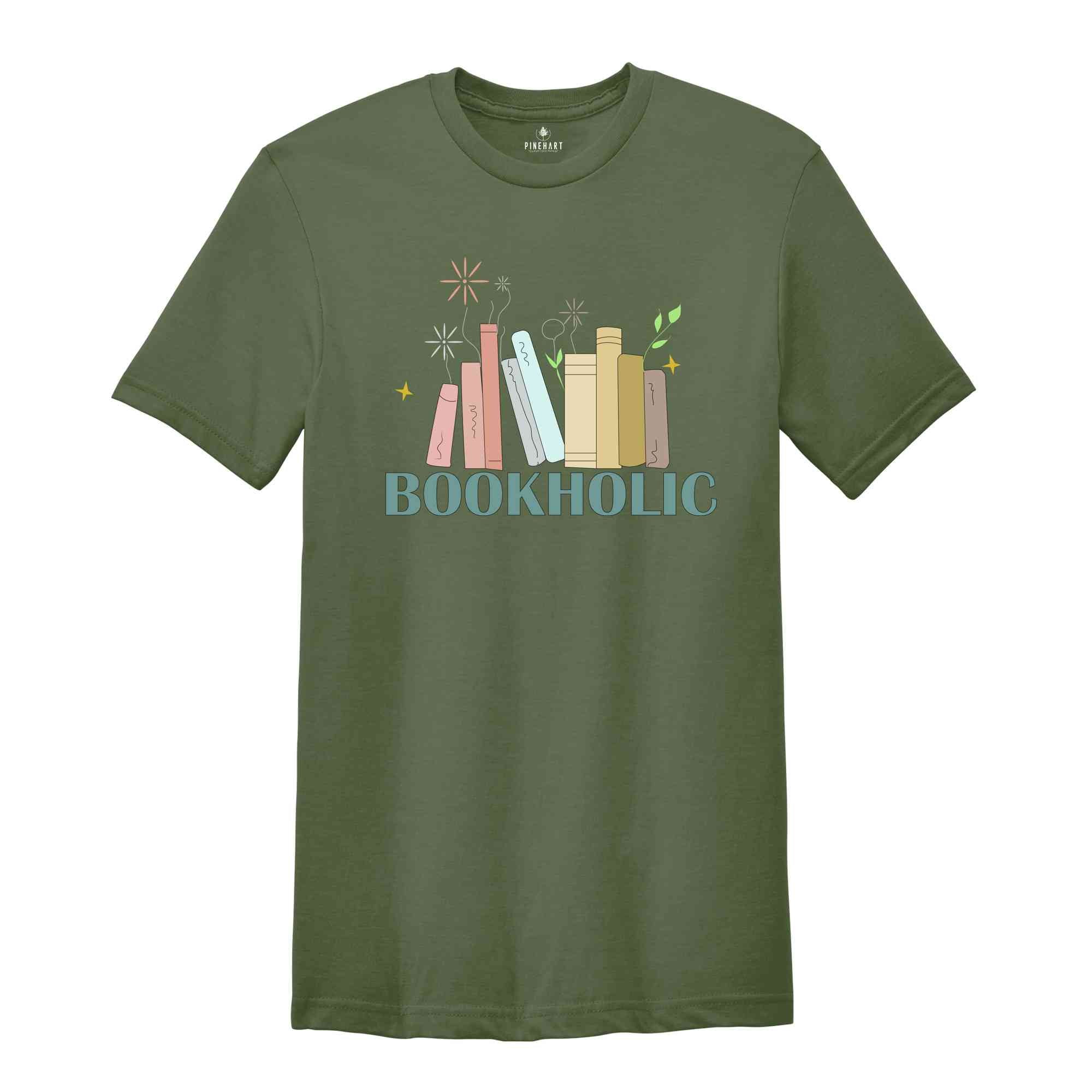 Retro Book Lover, Bookholic Shirt, No Such Thing as Too Many Books Shirt, Librarian Shirt, Back to School Shirt, Teacher Appreciation