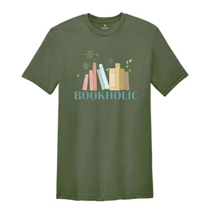 Retro Book Lover, Bookholic Shirt, No Such Thing as Too Many Books Shirt, Librarian Shirt, Back to School Shirt, Teacher Appreciation