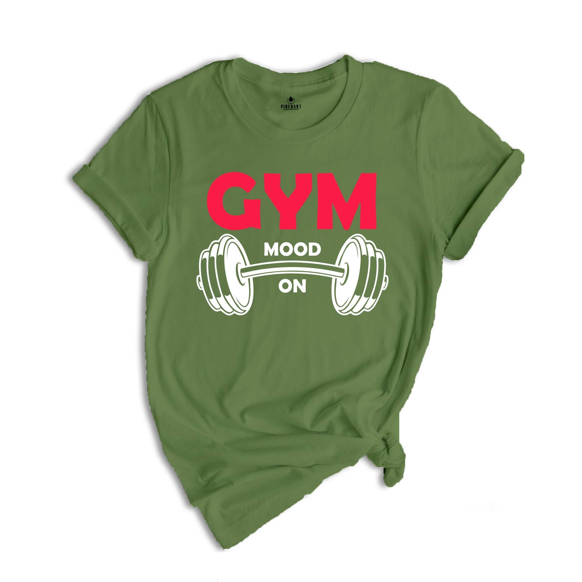 Gym Mode On Shirt, Fitness Shirt, Workout Shirt, Trendy Gym Shirt, Motivational Shirt, Sport Shirt, Inspirational Shirt, Cute Mom Shirt