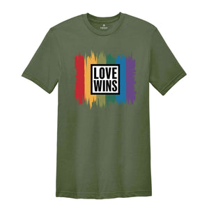 Love Wins Shirt, LGBTQ+ Shirt, Love is Love Shirt,pride rainbow shirt, LGBT Shirt, Pride Shirt,Western Pride Shirt, Equality Shirt