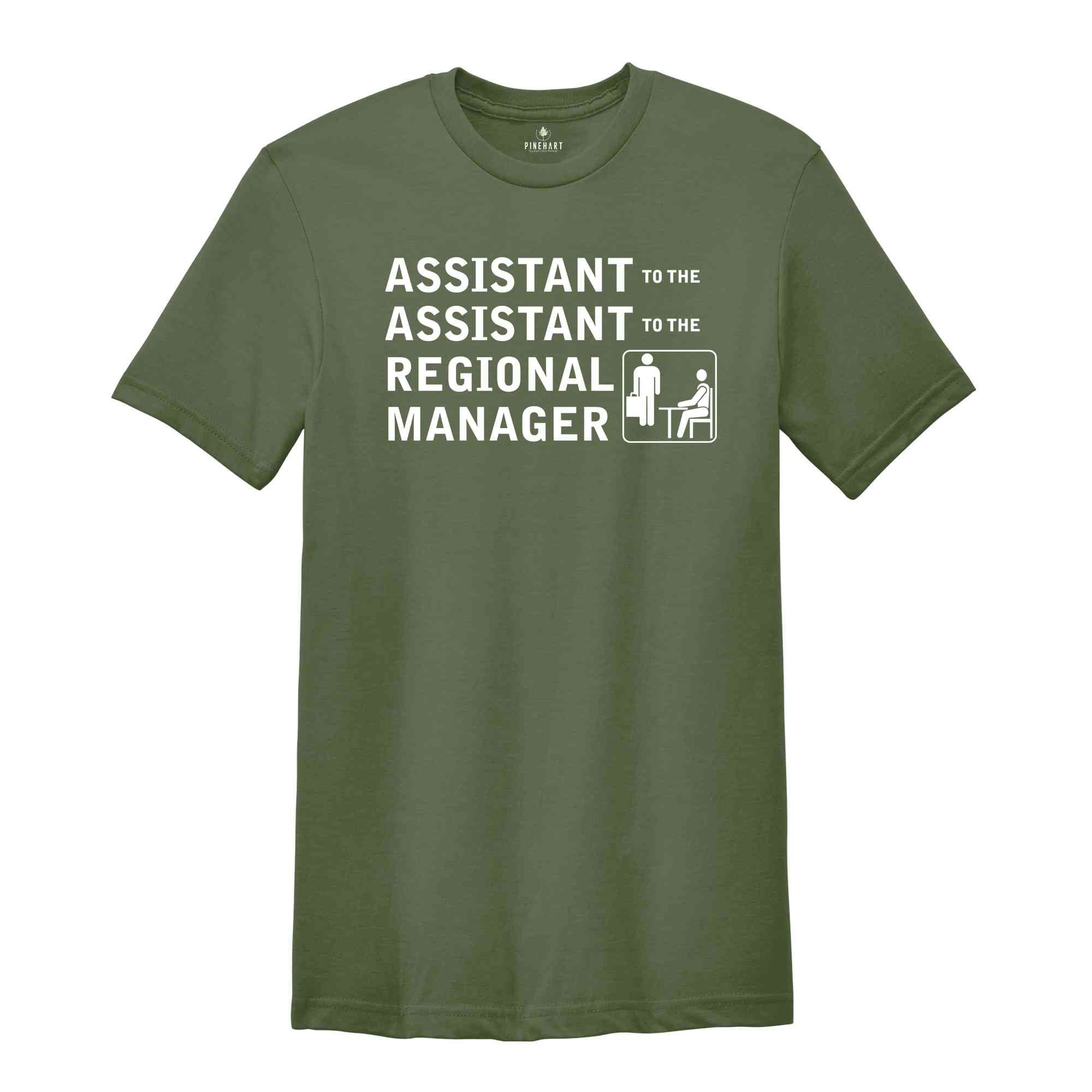 Matching Regional Manager Shirt, Assistant To The Regional Manager Shirt,1st Matching Family Tee, First Fathers Day Gift