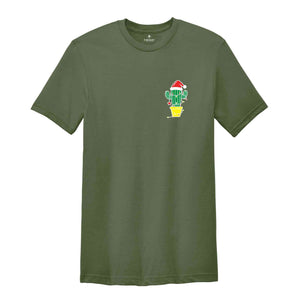 Cute Christmas Cactus Shirt, Funny Christmas Lights Tee, Cactus Christmas Tree Shirt, Christmas Gifts, Christmas Crew Shirt