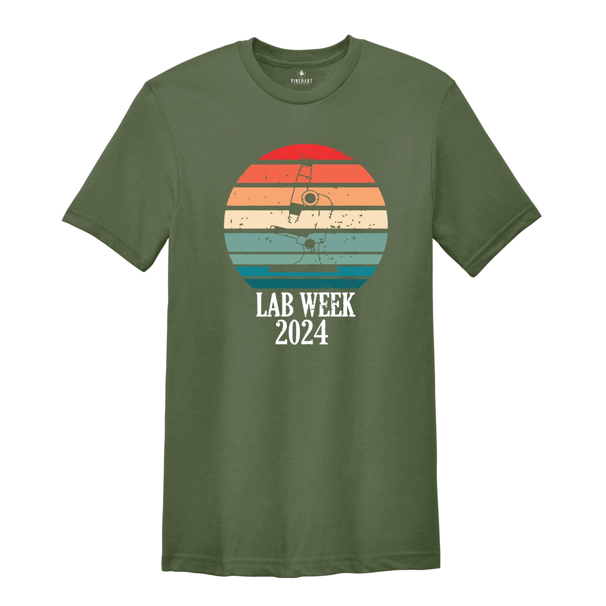 Retro Lab Week 2024 T-shirt, Medical Laboratory Tee, Science Teacher Shirt, Lab Technician Shirt, Lab Tech Apparel