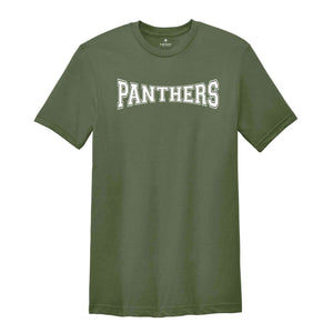 Panthers Team Shirt, Panthers Spirit Shirt, Team Mascot Shirt, Football Team Shirt, School Spirit Apparel, Panthers Mascot Shirt