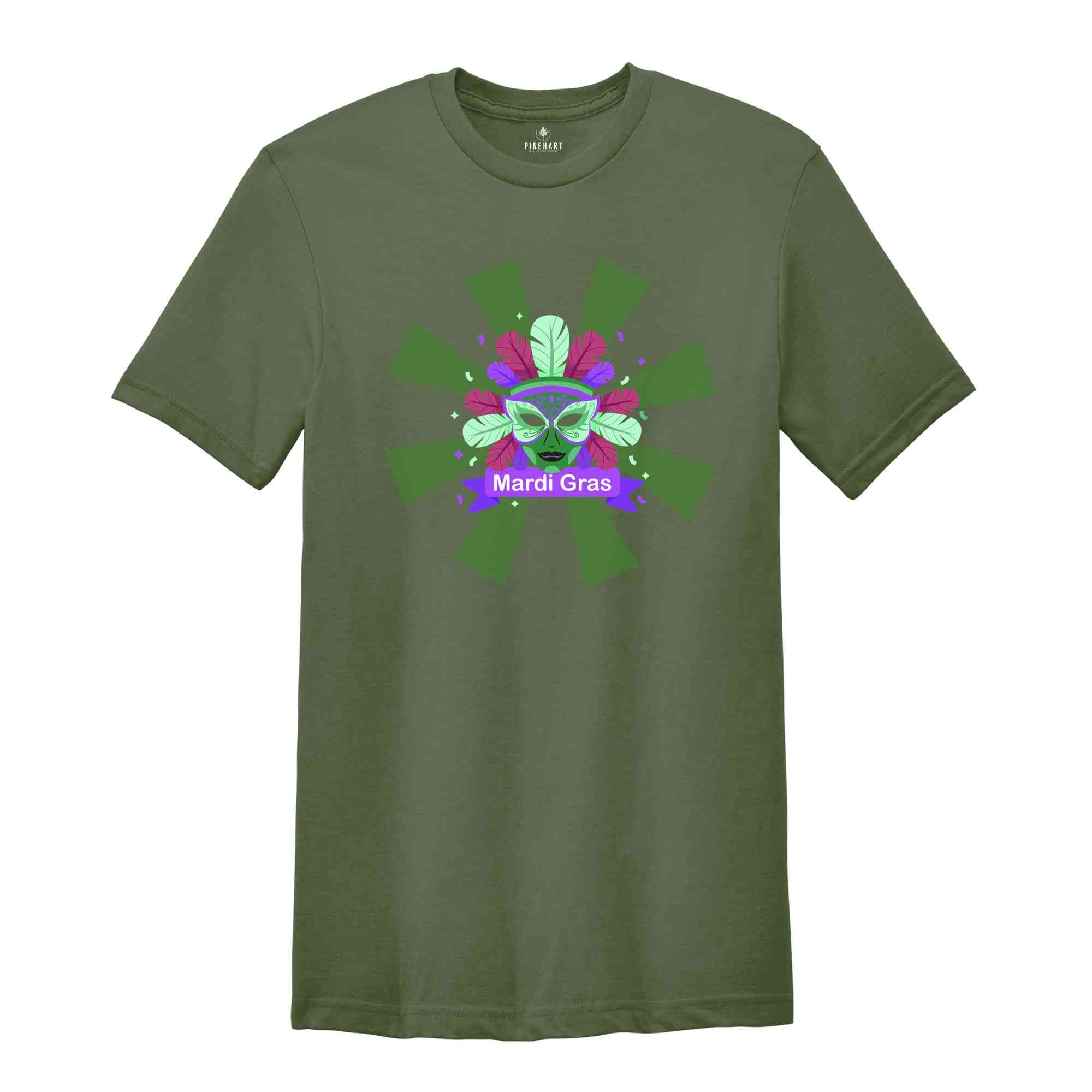 Mardi Gras Festival Tee, New Orleans Tee, Luisiana Tee, Fat Tuesday Tee, Masquerade Tee, Bourbon Street T-shirt