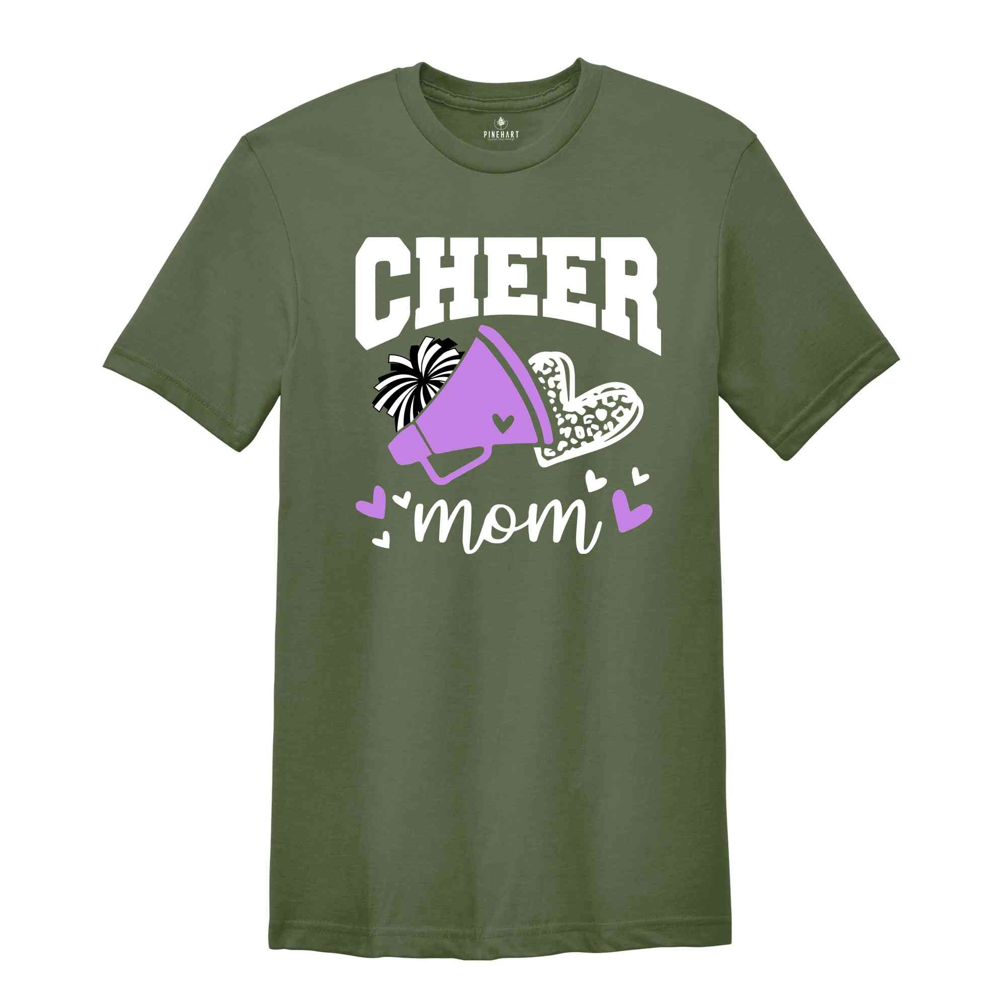 Cheer Mom Shirt, Cheerleader Shirt, Cute Cheer Shirt, Mom Shirt, Cheer Gift, Mother’s Day Shirt, Trendy Mama Shirt