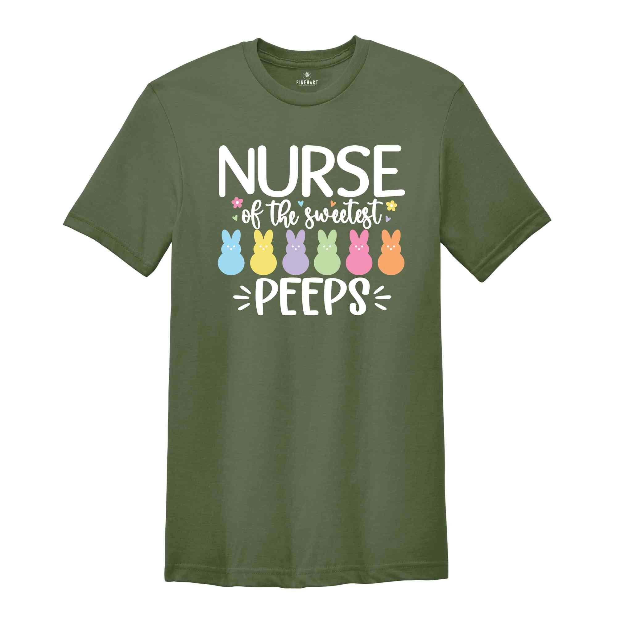 Nurse of the Sweetest Peeps Shirt, Easter Nurse Shirt, Nurse T-Shirt, Easter Gifts, Peeps T-Shirt, Easter Shirt, Gift for Nurse