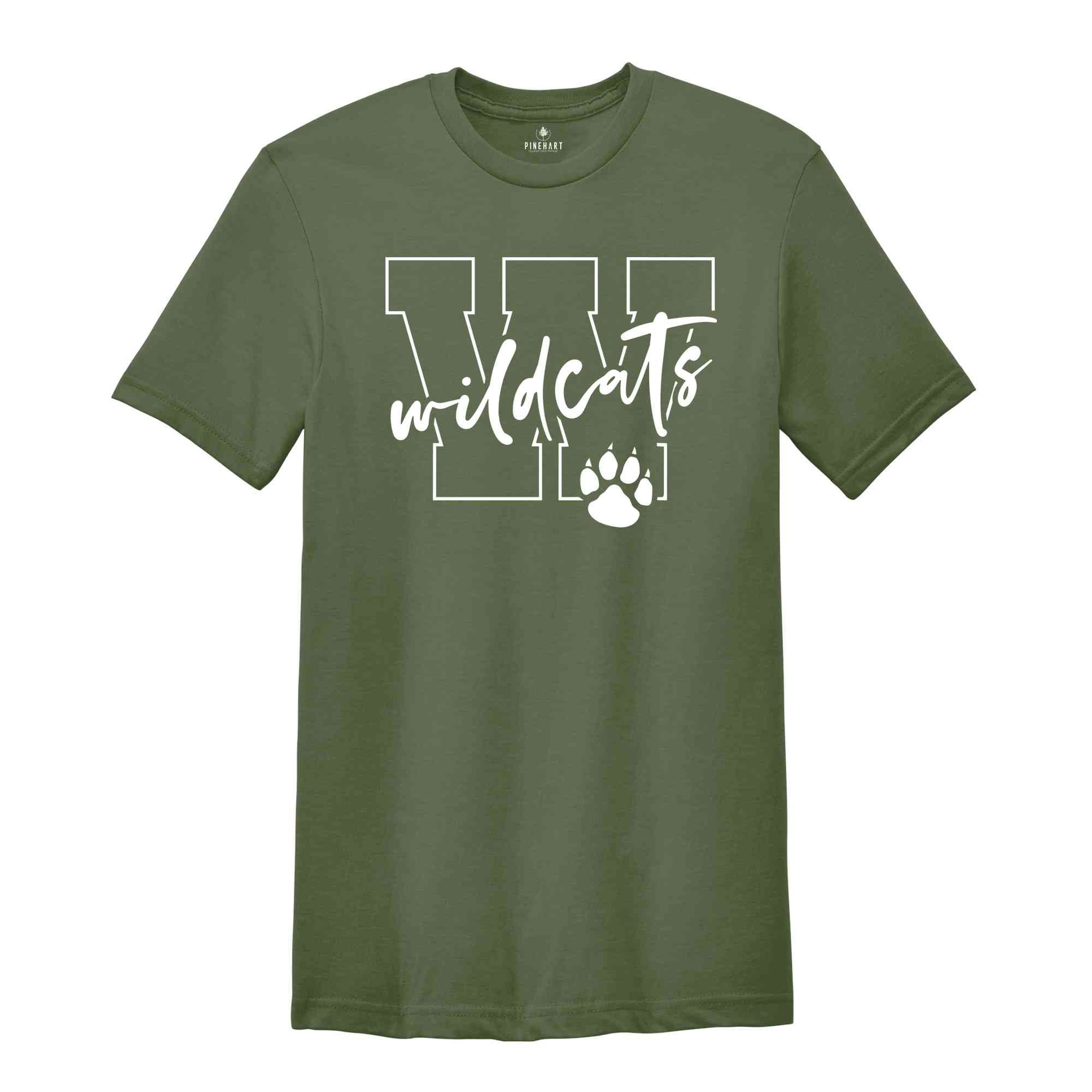 Wildcats Team Shirt, Team Mascot Shirt, Wildcats Football Tee, Wildcats Fan Shirt, Wildcats School Tee, Wildcats Shirt