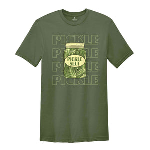 Pickle Slut Shirt, Vintage Canned Pickles Shirt, Funny Pickle Graphic Tees, Pickle Lover Shirt, Funny Humor Clothing, Gifts for Her