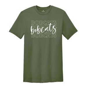 Team Mascot Shirt, Bobcats Mascot Shirt, Bobcats Team Spirit Shirt, Bobcats Fan Shirt, Bobcats School Shirt, Bobcats School Spirit