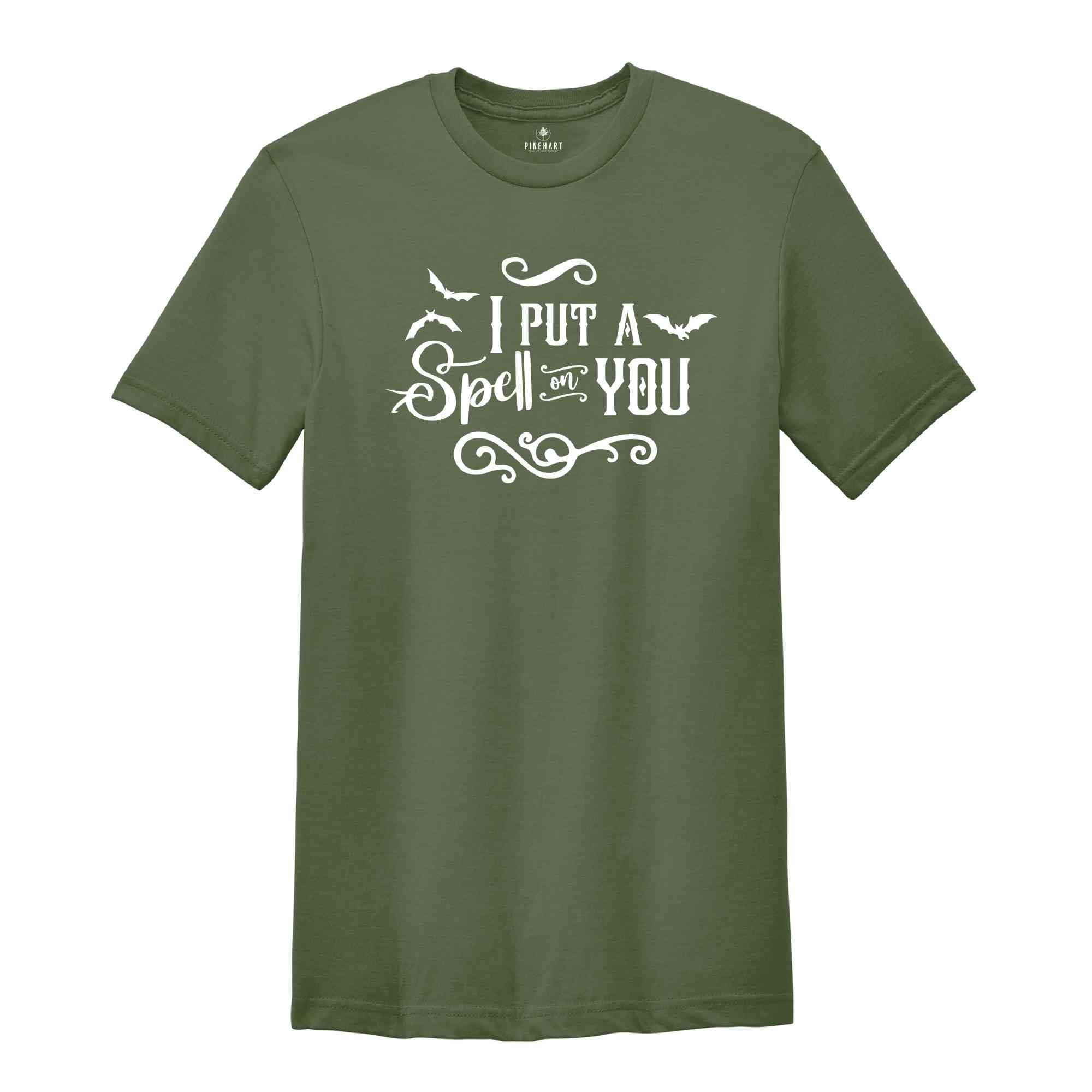 I Put A Spell On You Shirt, Halloween Shirt, Fall Shirt, Cute Fall Tee, Halloween Tee, I Put A Spell On You